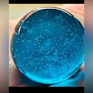 Vintage marble shooter glass large marble 7/8”